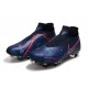 Nike Phantom VSN Elite DF SG-Pro Anti Clog High Deep Blue Black Red Football Boots