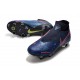 Nike Phantom VSN Elite DF SG-Pro Anti Clog High Deep Blue Black Red Football Boots