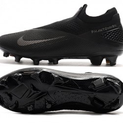 Nike Phantom Vision Elite DF FG Black Grey Football Boots