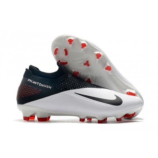 Nike Phantom Vision Elite DF FG Black White Football Boots