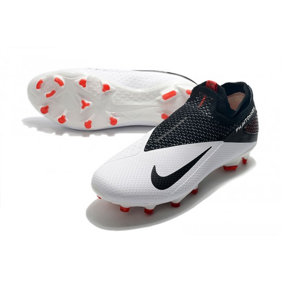 Nike Phantom Vision Elite DF FG Black White Football Boots