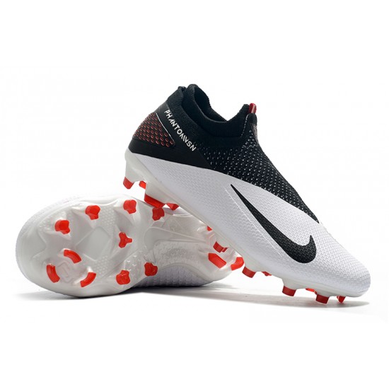 Nike Phantom Vision Elite DF FG Black White Football Boots