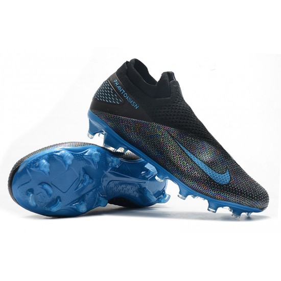 Nike Phantom Vision Elite DF FG Blue Black Football Boots