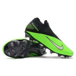 Nike Phantom Vision Elite DF FG Green Black Silver Football Boots