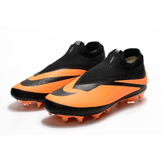 Nike Phantom Vision Elite DF FG Orange Black Football Boots