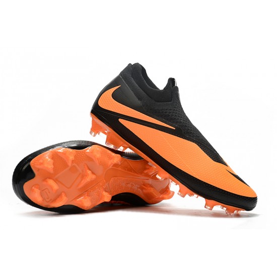 Nike Phantom Vision Elite DF FG Orange Black Football Boots