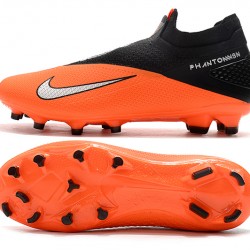 Nike Phantom Vision Elite DF FG Orange Black Silver Football Boots
