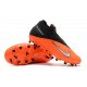 Nike Phantom Vision Elite DF FG Orange Black Silver Football Boots