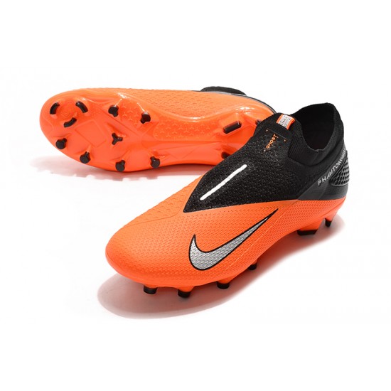 Nike Phantom Vision Elite DF FG Orange Black Silver Football Boots