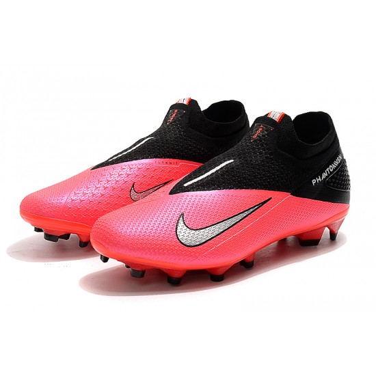 Nike Phantom Vision Elite DF FG Peach Black Silver Football Boots