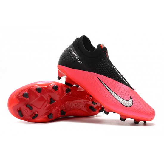 Nike Phantom Vision Elite DF FG Peach Black Silver Football Boots