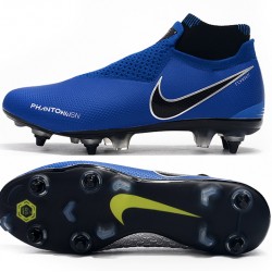 Nike Phantom Vision Elite DF SG Deep Blue Black Silver Football Boots
