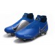 Nike Phantom Vision Elite DF SG Deep Blue Black Silver Football Boots