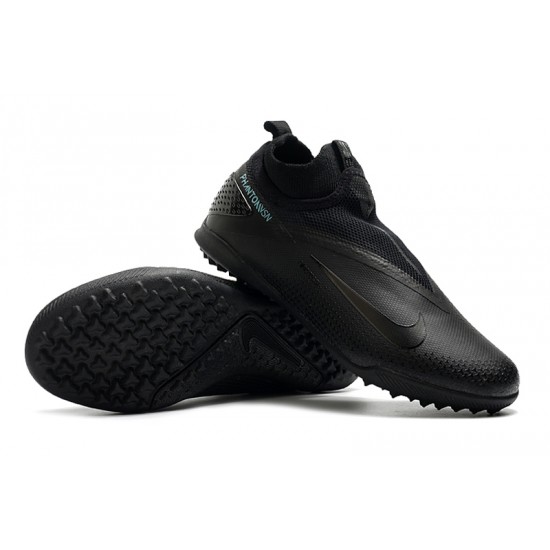 Nike React Phantom Vision 2 Pro Dynamic Fit TF All Black Football Boots