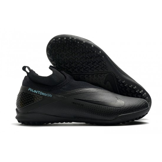 Nike React Phantom Vision 2 Pro Dynamic Fit TF All Black Football Boots