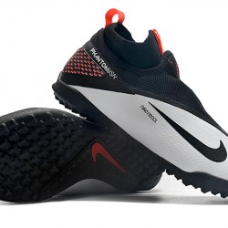 Nike React Phantom Vision 2 Pro Dynamic Fit TF Black Grey Orange Football Boots