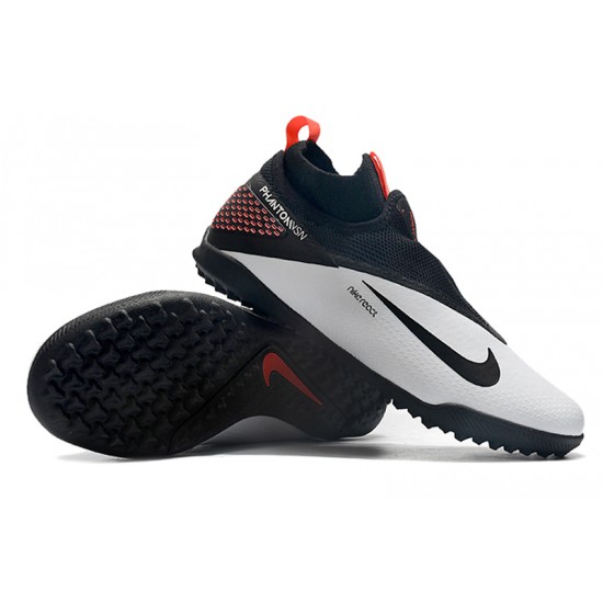 Nike React Phantom Vision 2 Pro Dynamic Fit TF Black Grey Orange Football Boots