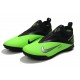 Nike React Phantom Vision 2 Pro Dynamic Fit TF Black Silver Green Football Boots