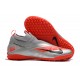 Nike React Phantom Vision 2 Pro Dynamic Fit TF Silver Orange Black Football Boots