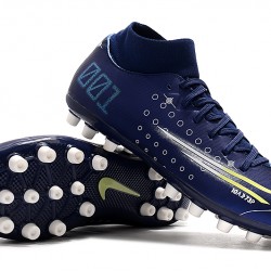 Nike Superfly 7 Academy AG Deep Blue White Football Boots