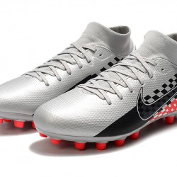 Nike Superfly 7 Academy AG Silver Black Orange Football Boots