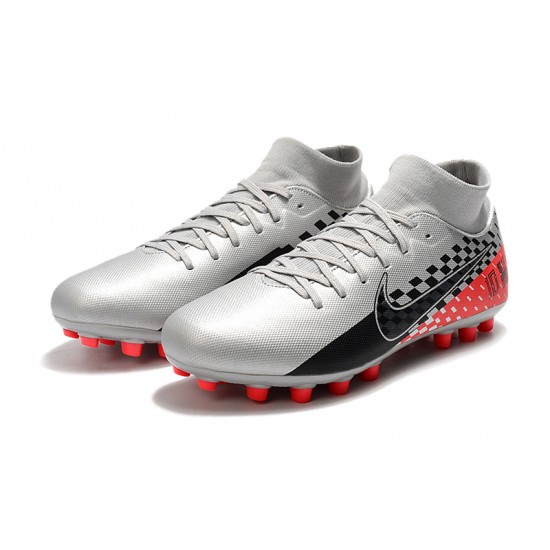 Nike Superfly 7 Academy AG Silver Black Orange Football Boots