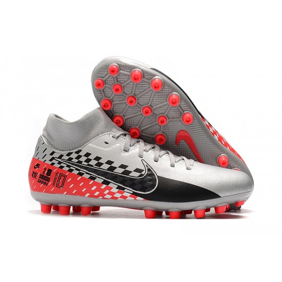 Nike Superfly 7 Academy AG Silver Black Orange Football Boots