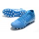 Nike Superfly 7 Academy AG White Navy Blue Football Boots