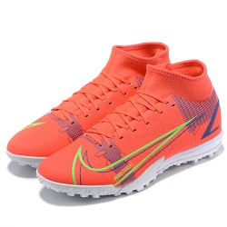 Nike Superfly 8 Academy TF High Mens Orange Blue Yellow White Football Boots
