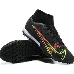 Nike Superfly 8 Academy TF High Mens White Black Red Green Football Boots