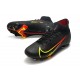 Nike Superfly 8 Elite FG High Mens Womens Black Yellow Red Football Boots