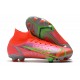 Nike Superfly 8 Elite FG High Mens Womens Green Red Silver Football Boots