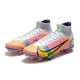 Nike Superfly 8 Elite FG High Mens Womens White Yellow Black Orange Football Boots