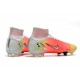 Nike Superfly 8 Elite High FG Mens Womens Orange Silver White Football Boots