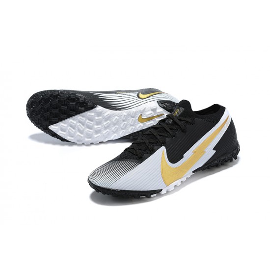 Nike Vapor 13 Elite TF Gold Black Grey Football Boots
