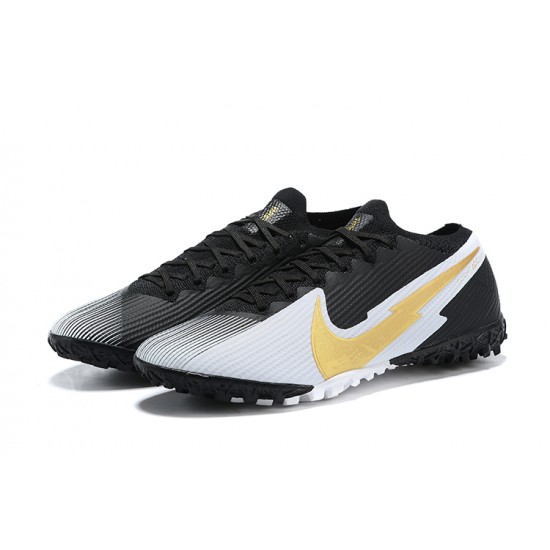 Nike Vapor 13 Elite TF Gold Black Grey Football Boots