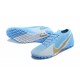 Nike Vapor 13 Elite TF Ltblue Grey Gold Football Boots