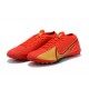 Nike Vapor 13 Elite TF Red Gold Black Football Boots