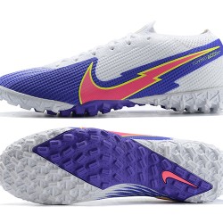 Nike Vapor 13 Elite TF White Deep Blue Pink Football Boots