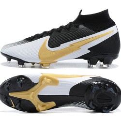 Nike Mercurial Superfly 7 Elite FG Black Gold Silver Football Boots