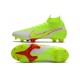 Nike Mercurial Superfly 7 Elite FG High Mens Green Red Grey Football Boots
