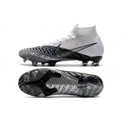 Nike Mercurial Superfly 7 Elite FG White Black Football Boots