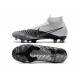 Nike Mercurial Superfly 7 Elite FG White Black Football Boots