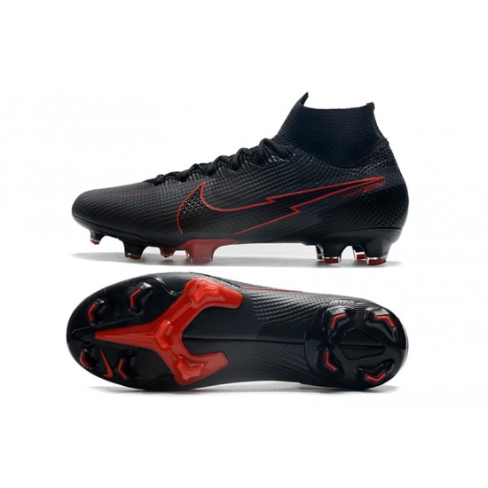 Nike Mercurial Superfly 7 Elite Korea FG Black Red Football Boots