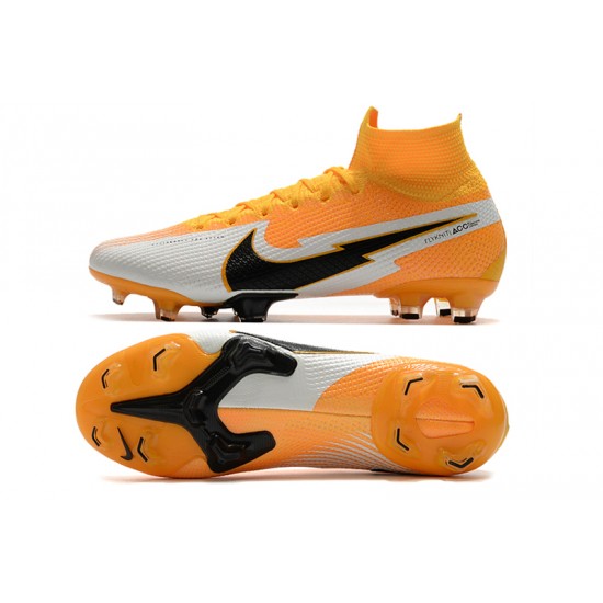 Nike Mercurial Superfly 7 Elite Korea FG Orange Silver Black Football Boots