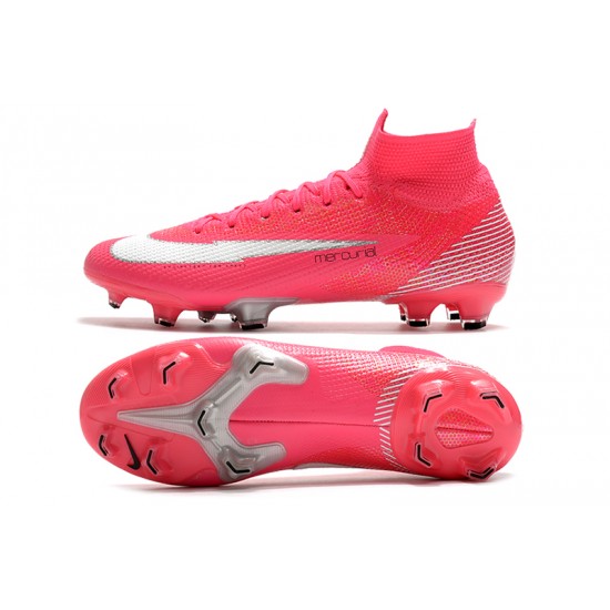 Nike Mercurial Superfly 7 Elite Korea FG Silver Peach Football Boots