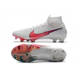 Nike Mercurial Superfly 7 Elite Korea FG White Peach Blue Football Boots