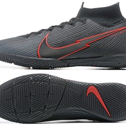 Nike Mercurial Superfly 7 Elite MDS IC Black Red Football Boots