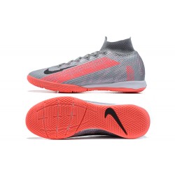 Nike Mercurial Superfly 7 Elite MDS IC Grey Orange Black Football Boots