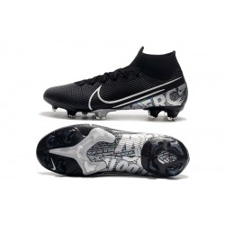 Nike Mercurial Superfly 7 Elite SE FG Black Silver Football Boots